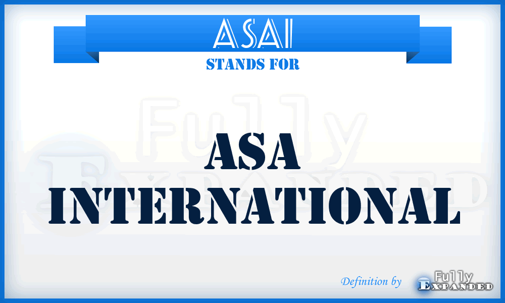 ASAI - ASA International