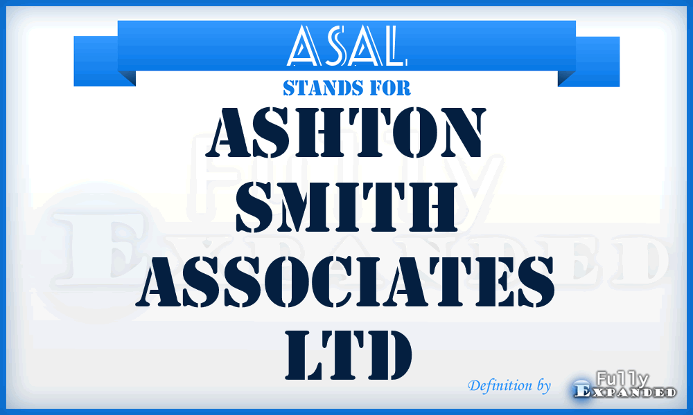 ASAL - Ashton Smith Associates Ltd
