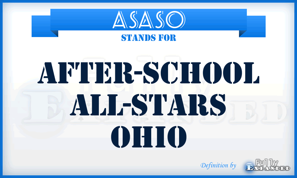 ASASO - After-School All-Stars Ohio