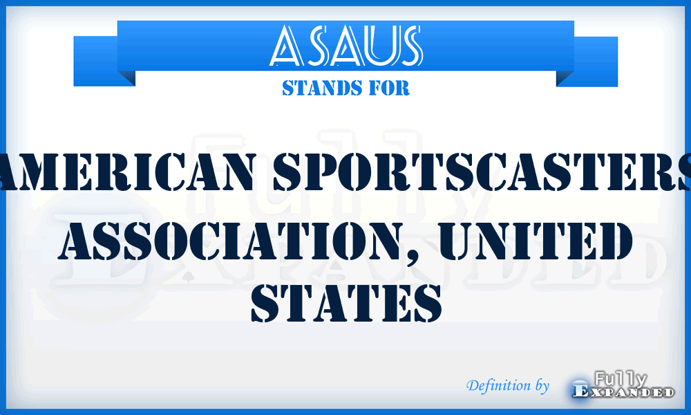 ASAUS - American Sportscasters Association, United States