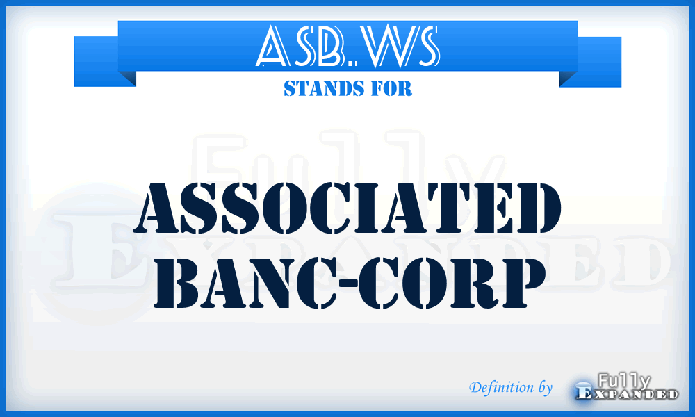 ASB.WS - Associated Banc-Corp