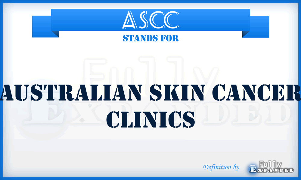 ASCC - Australian Skin Cancer Clinics