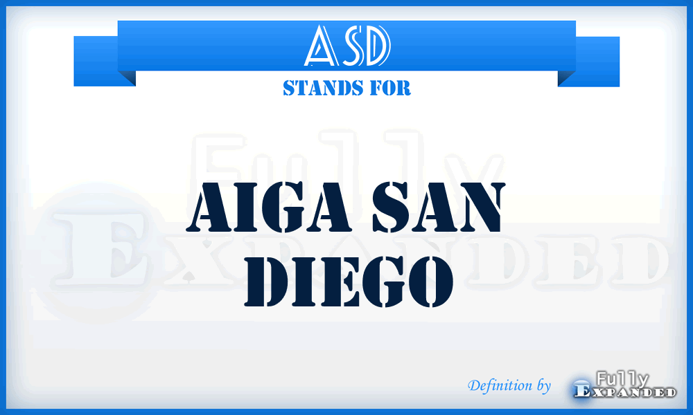 ASD - Aiga San Diego