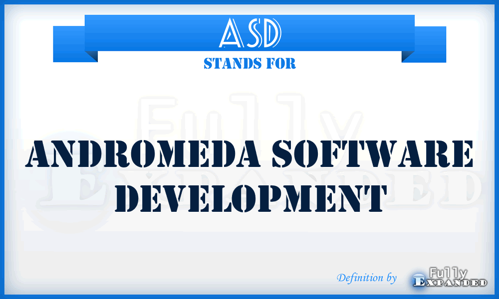 ASD - Andromeda Software Development