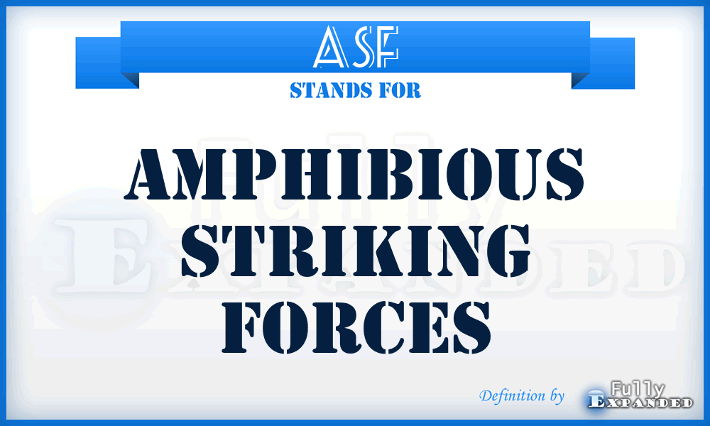 ASF - Amphibious Striking Forces