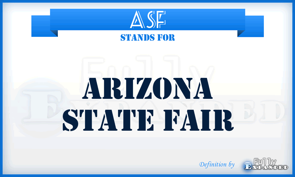 ASF - Arizona State Fair