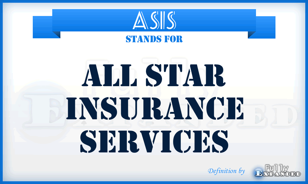 ASIS - All Star Insurance Services