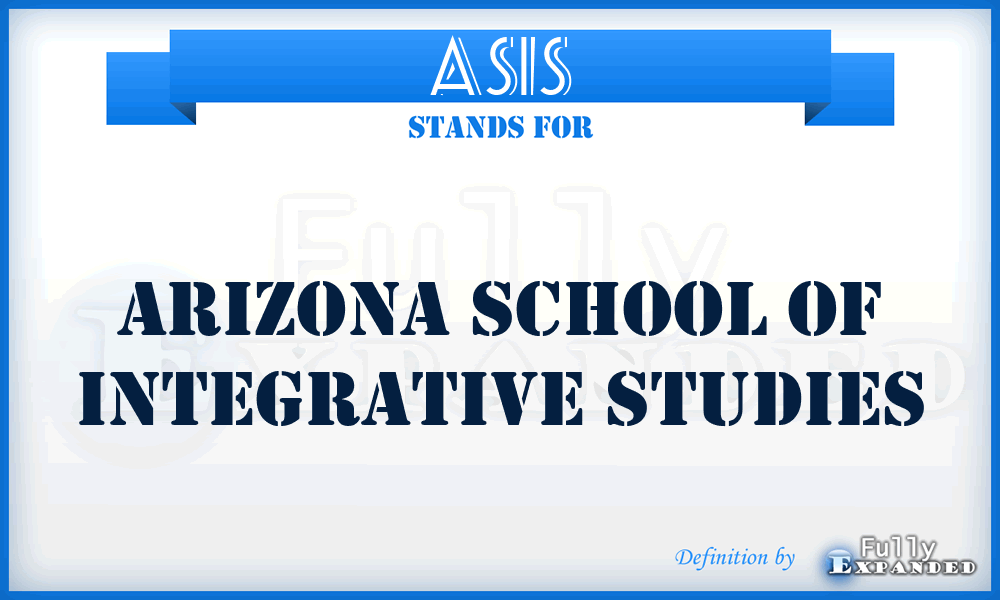 ASIS - Arizona School of Integrative Studies