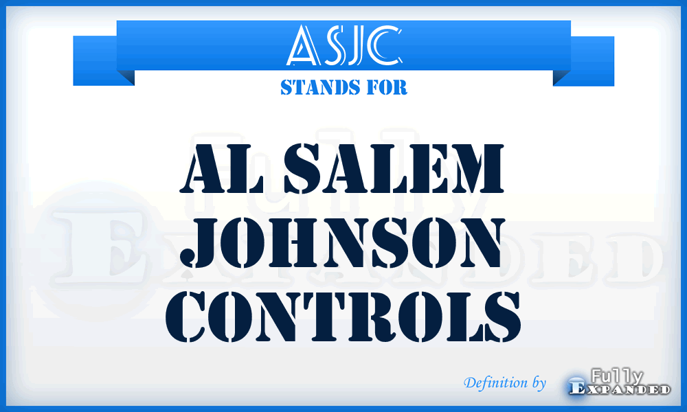 ASJC - Al Salem Johnson Controls
