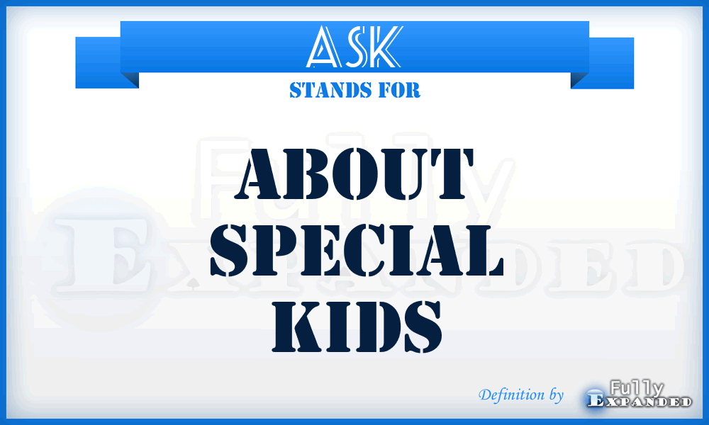 ASK - About Special Kids