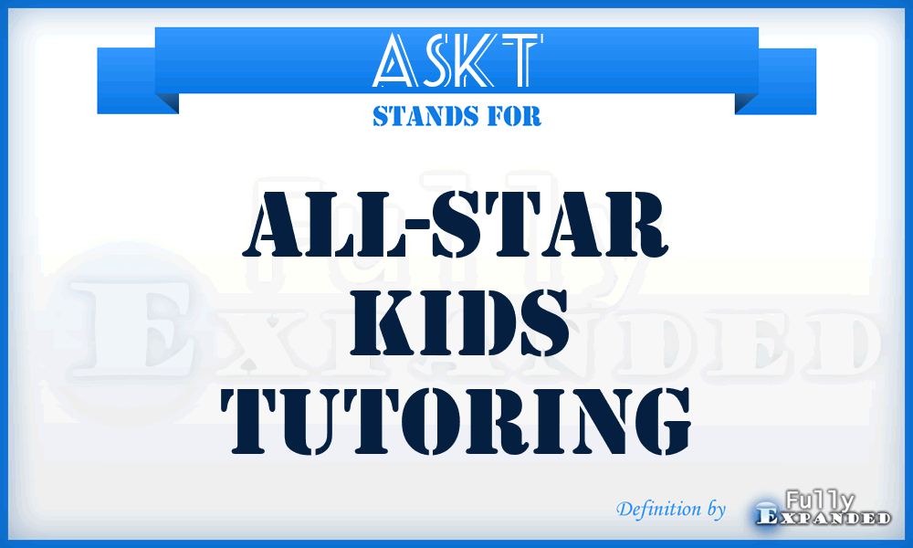 ASKT - All-Star Kids Tutoring