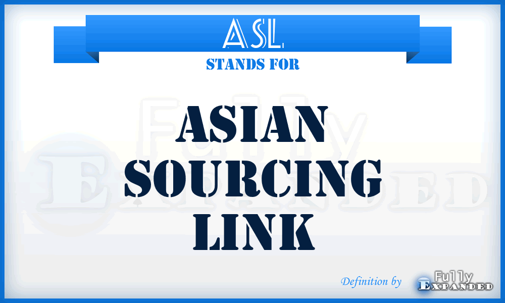 ASL - Asian Sourcing Link