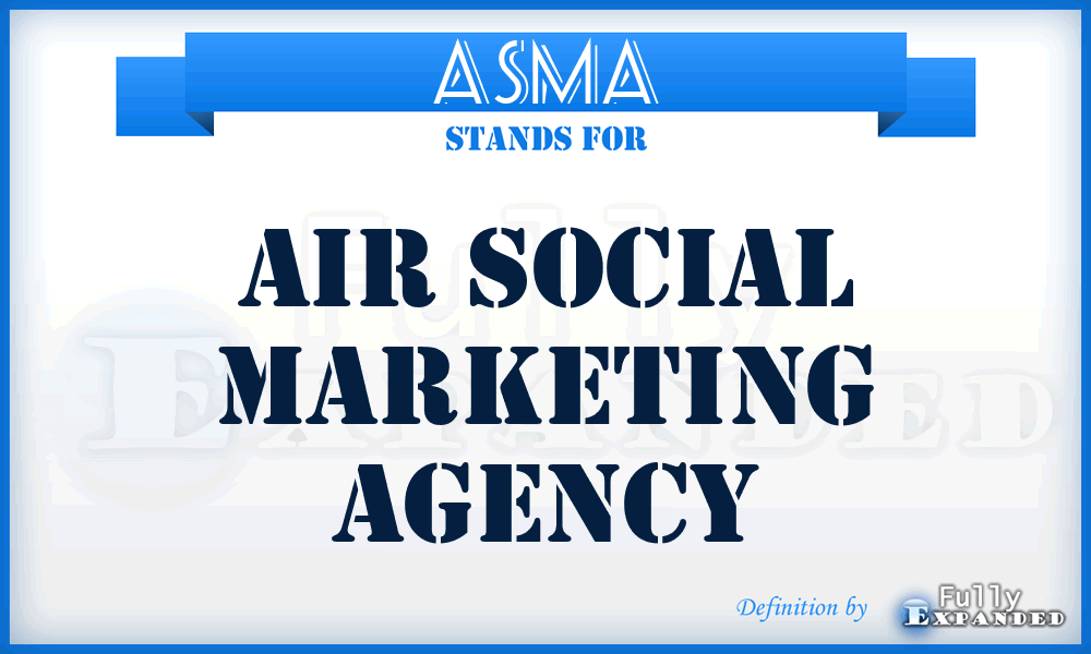ASMA - Air Social Marketing Agency