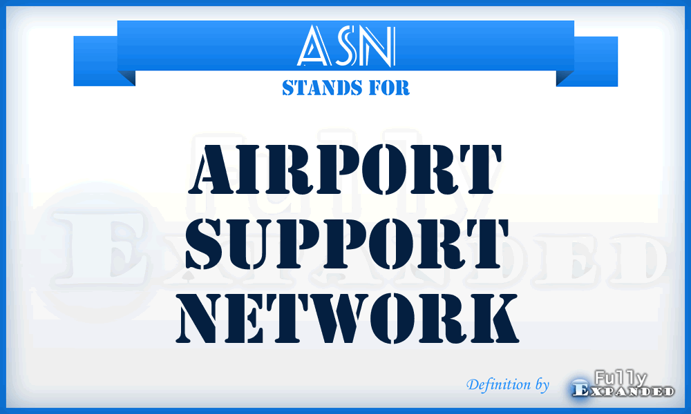 ASN - Airport Support Network