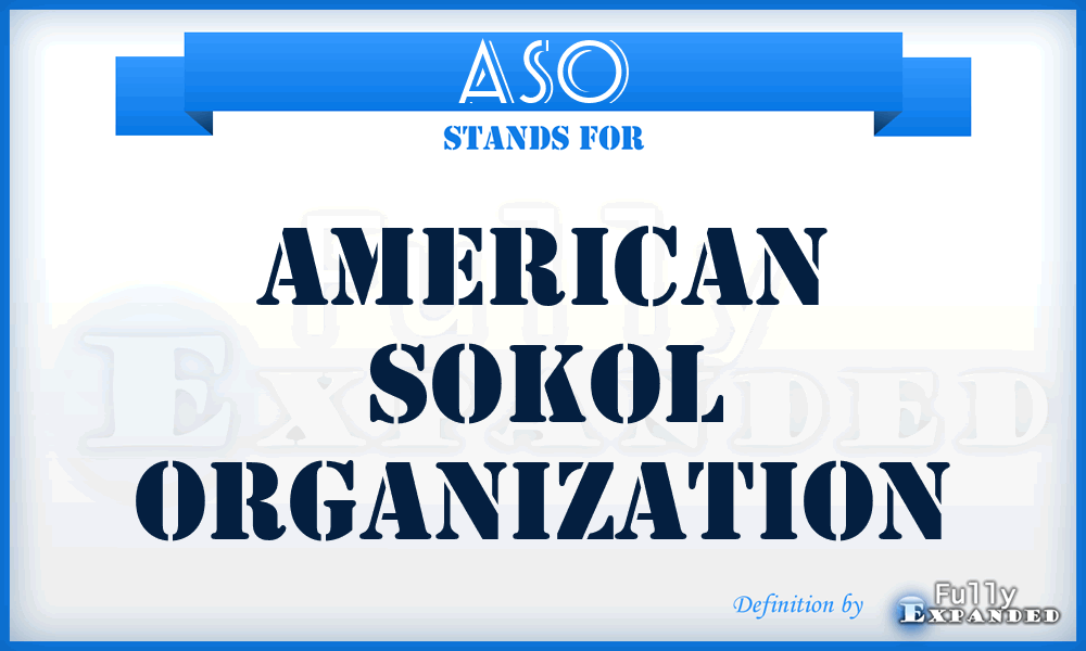 ASO - American Sokol Organization