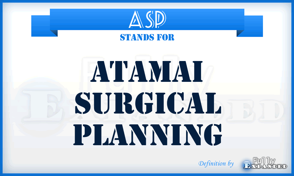 ASP - Atamai Surgical Planning