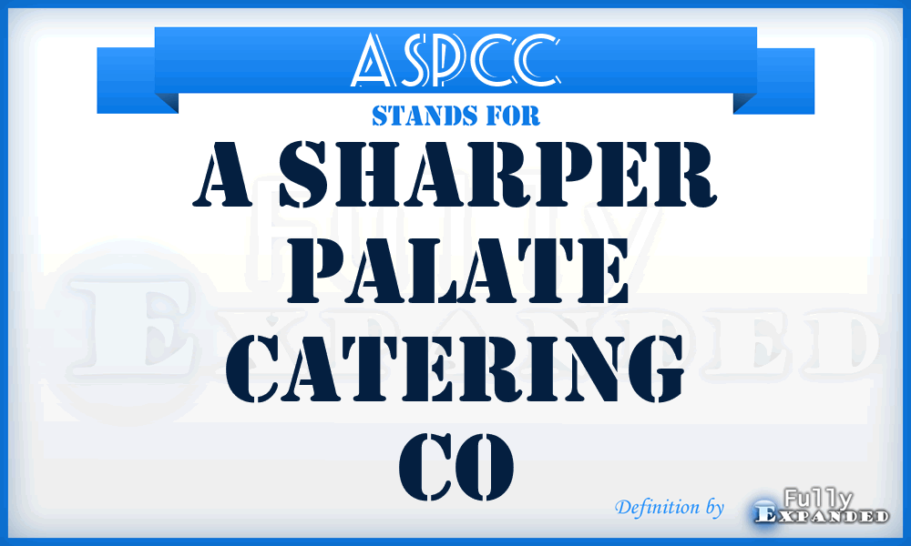 ASPCC - A Sharper Palate Catering Co