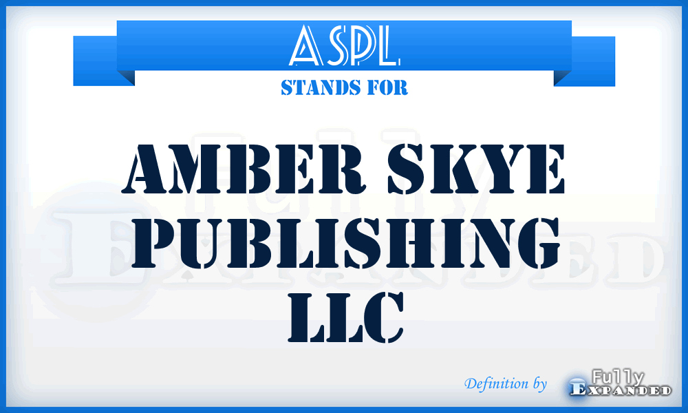 ASPL - Amber Skye Publishing LLC