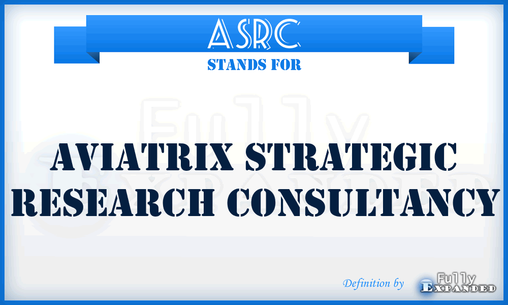 ASRC - Aviatrix Strategic Research Consultancy