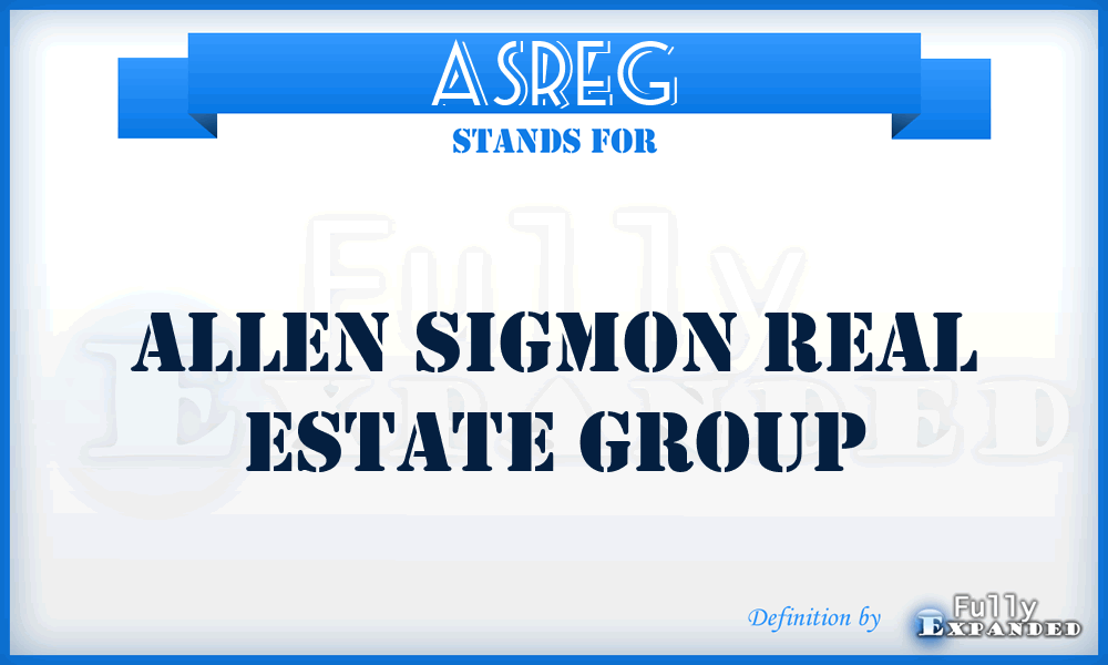 ASREG - Allen Sigmon Real Estate Group