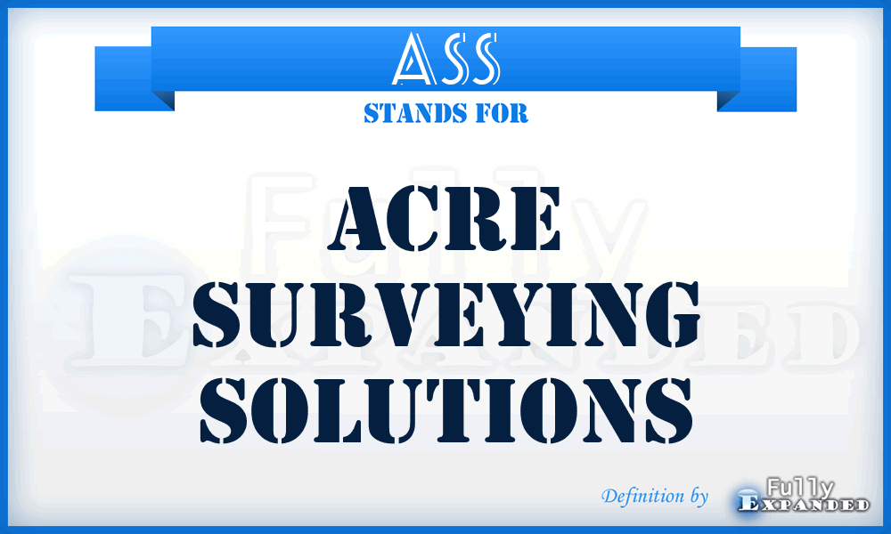 ASS - Acre Surveying Solutions