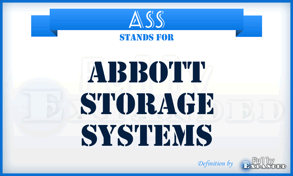 ASS - Abbott Storage Systems