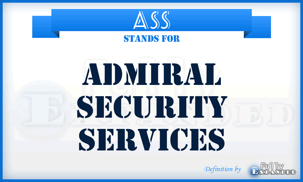 ASS - Admiral Security Services