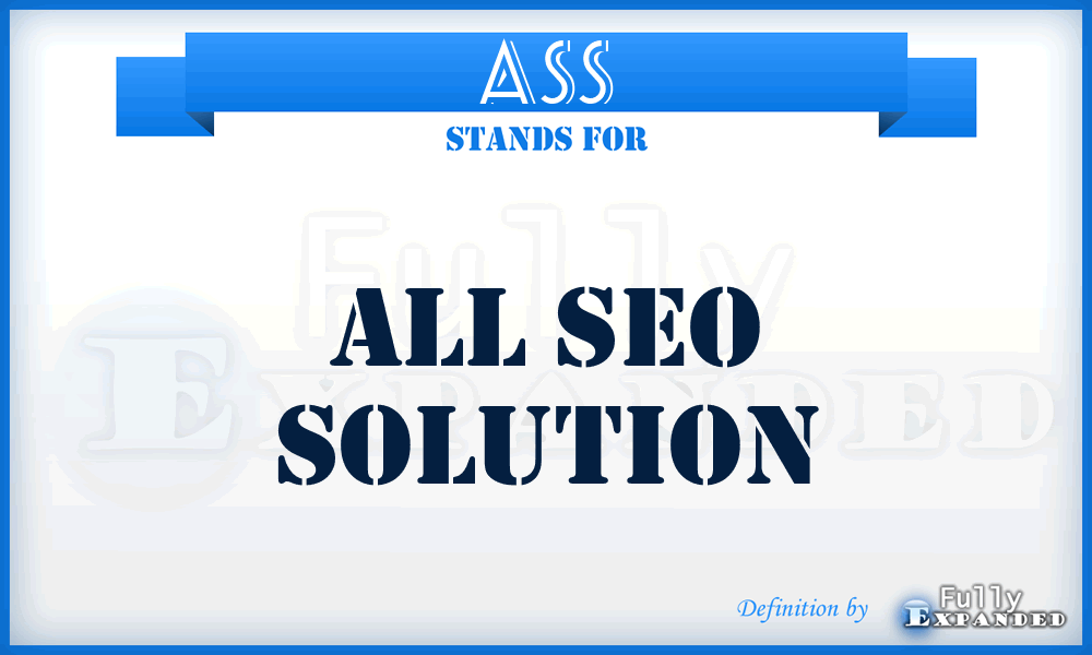 ASS - All Seo Solution