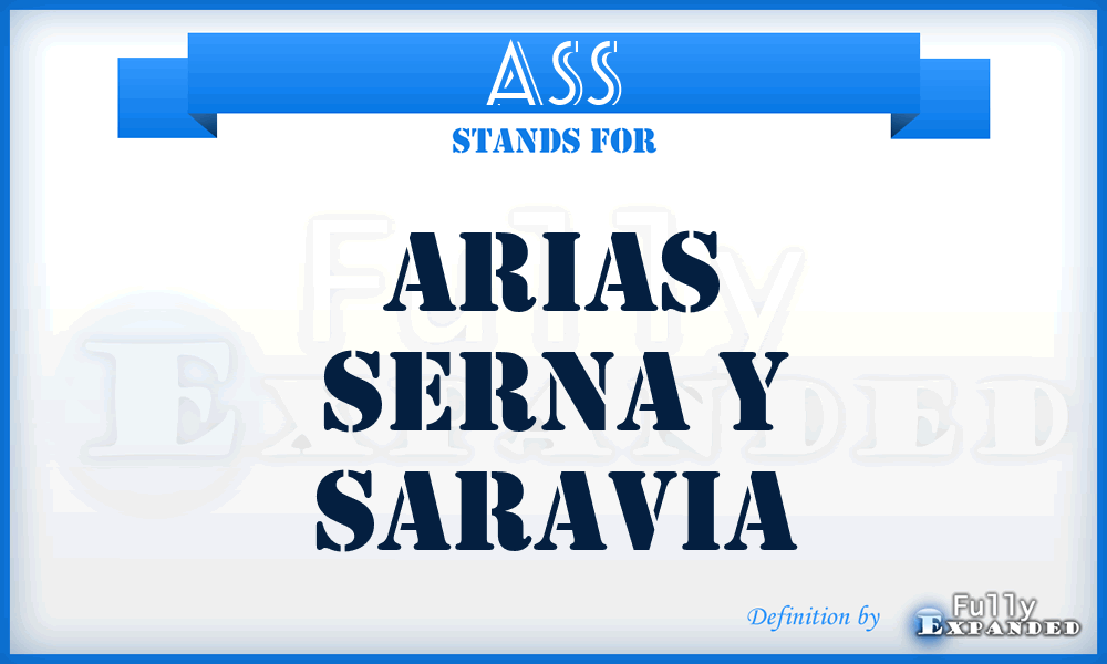 ASS - Arias Serna y Saravia