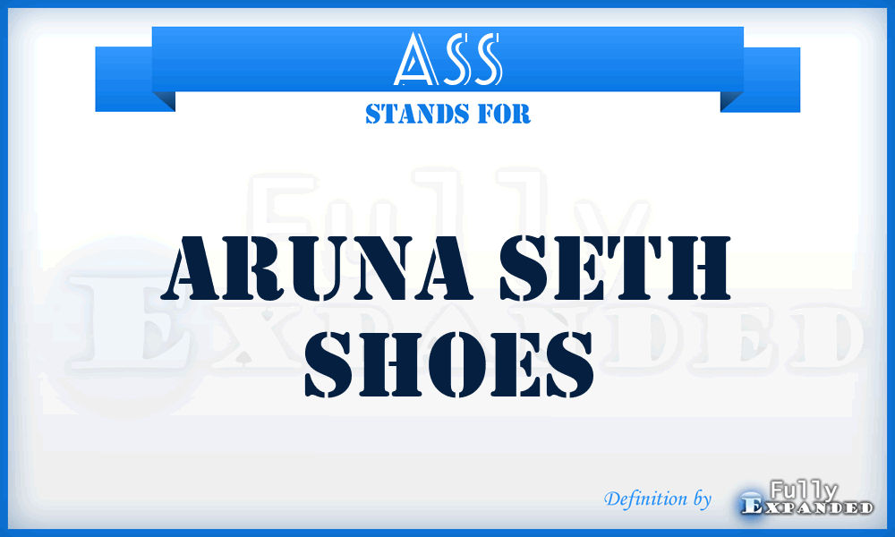 ASS - Aruna Seth Shoes