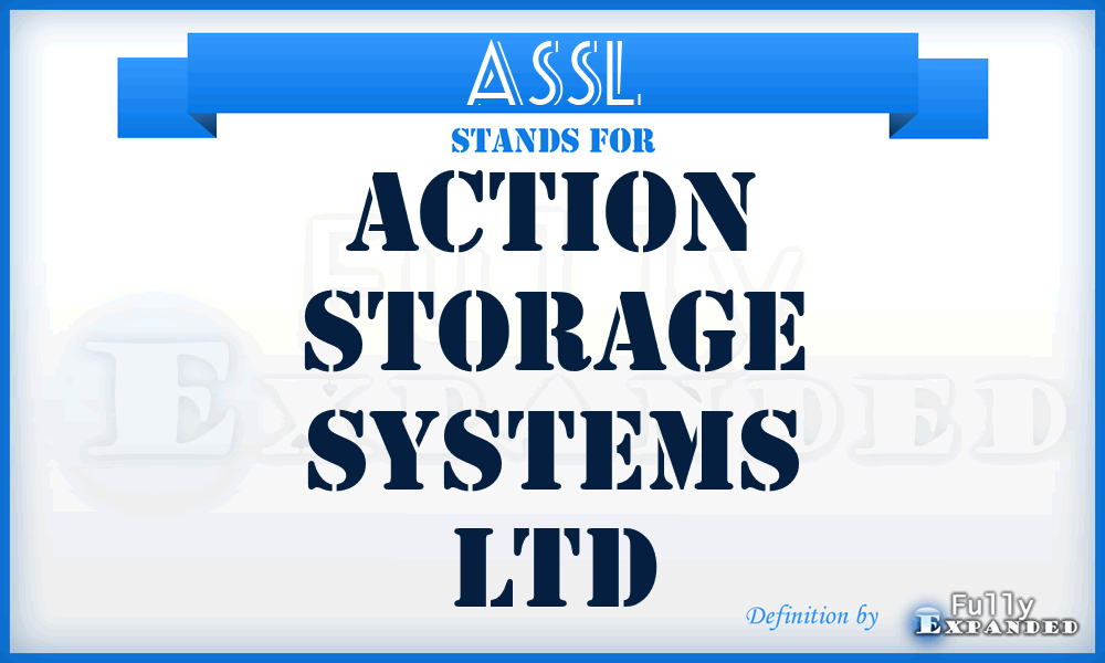 ASSL - Action Storage Systems Ltd