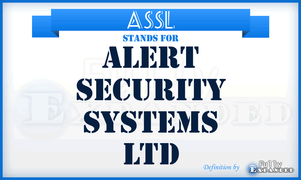 ASSL - Alert Security Systems Ltd