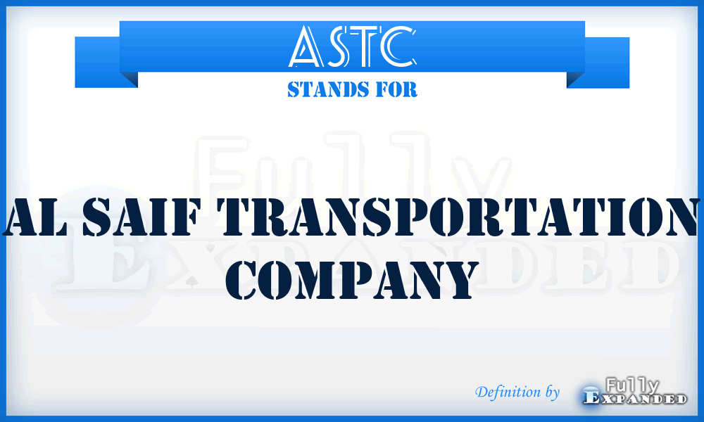 ASTC - Al Saif Transportation Company