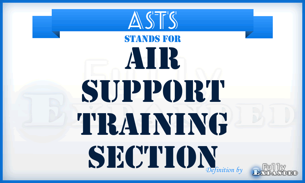 ASTS - Air Support Training Section