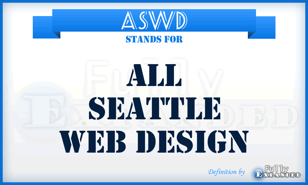 ASWD - All Seattle Web Design