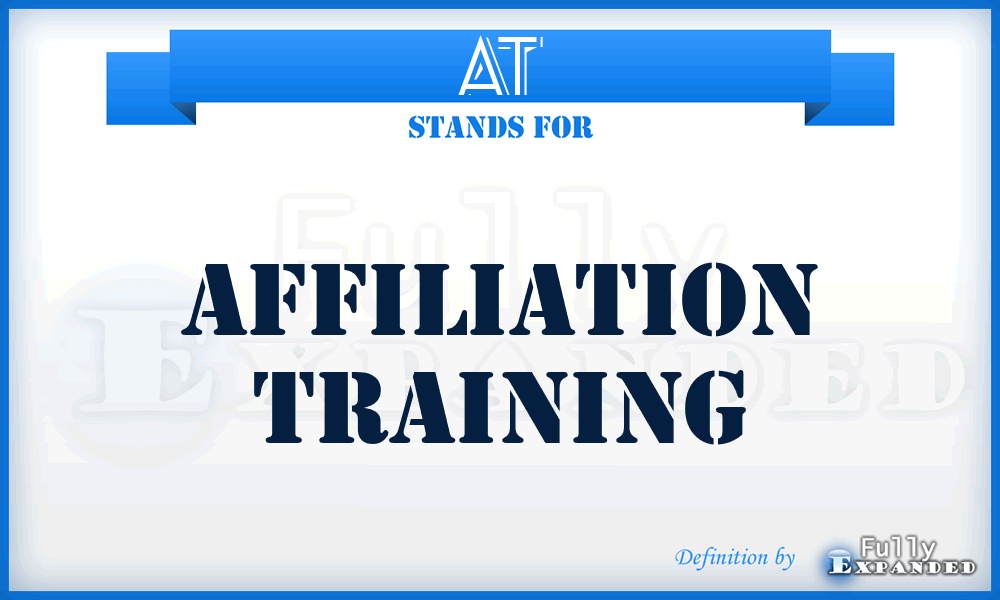 AT - Affiliation Training