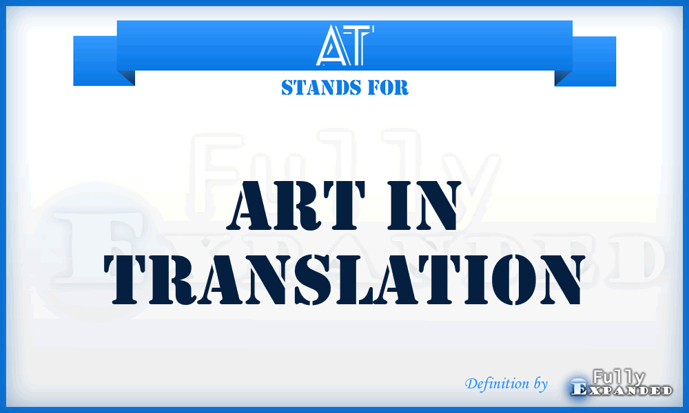 AT - Art in Translation