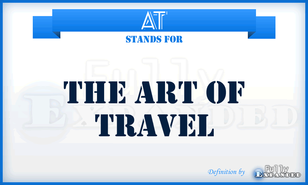 AT - The Art of Travel