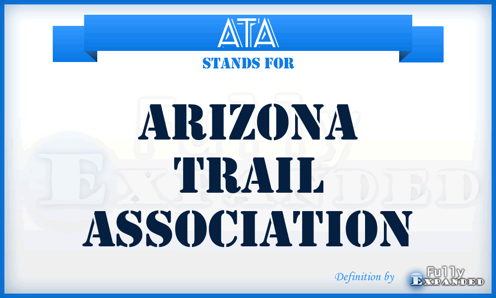 ATA - Arizona Trail Association