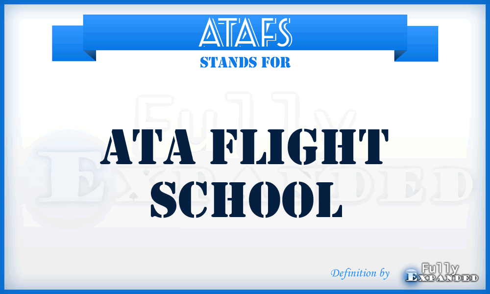 ATAFS - ATA Flight School