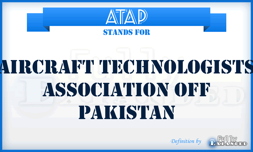ATAP - Aircraft Technologists Association off Pakistan