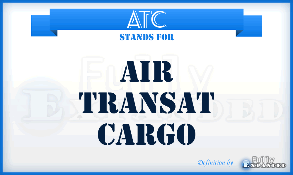 ATC - Air Transat Cargo