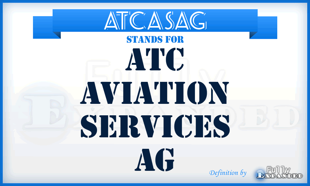 ATCASAG - ATC Aviation Services AG