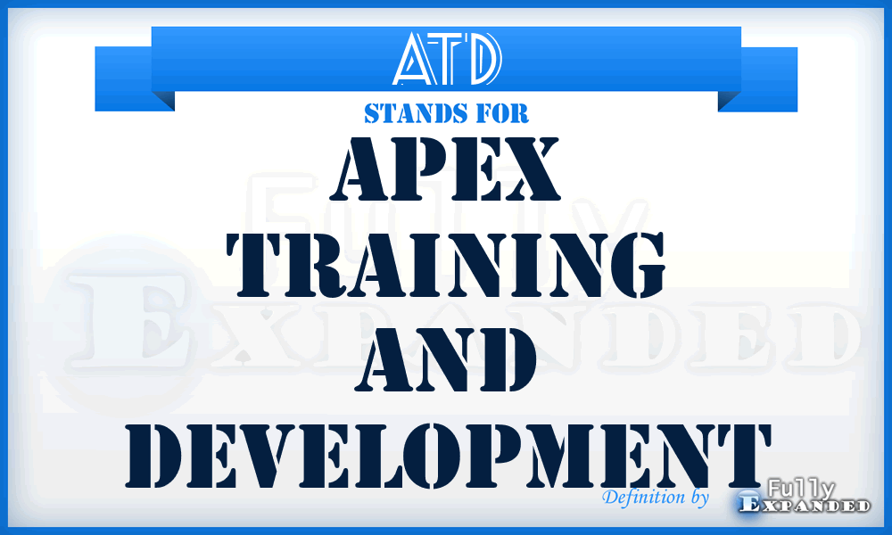 ATD - Apex Training and Development