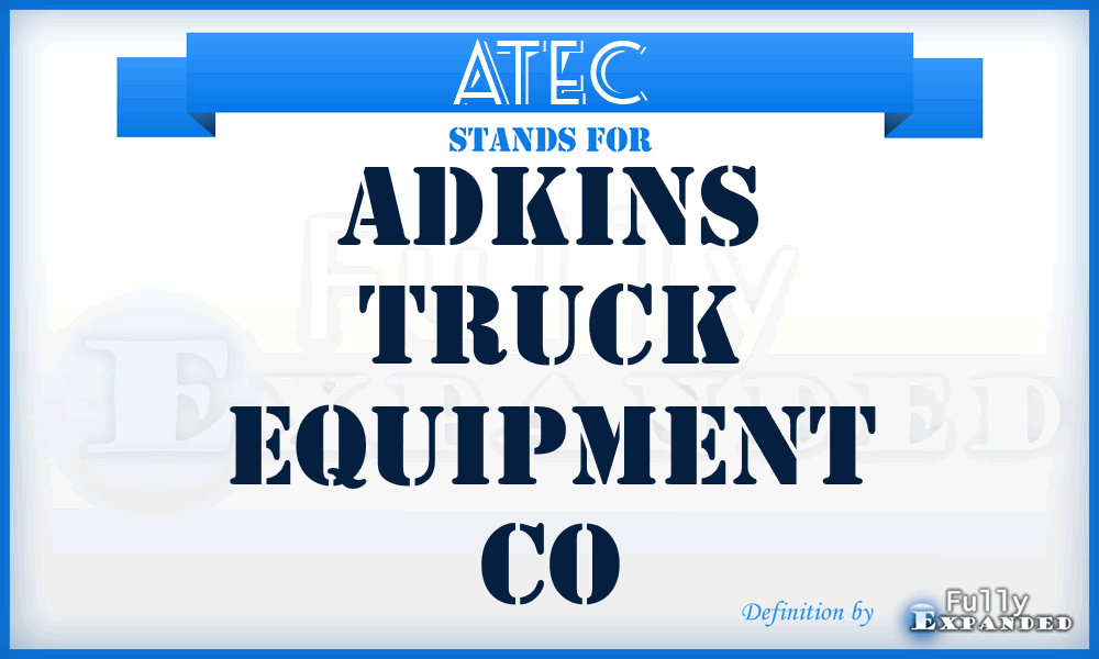 ATEC - Adkins Truck Equipment Co