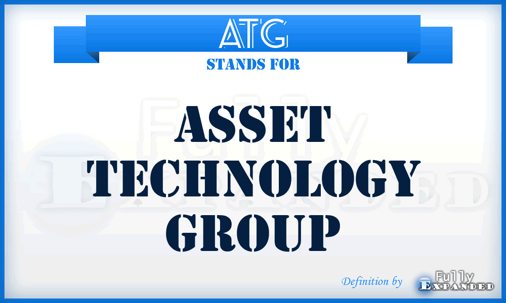 ATG - Asset Technology Group