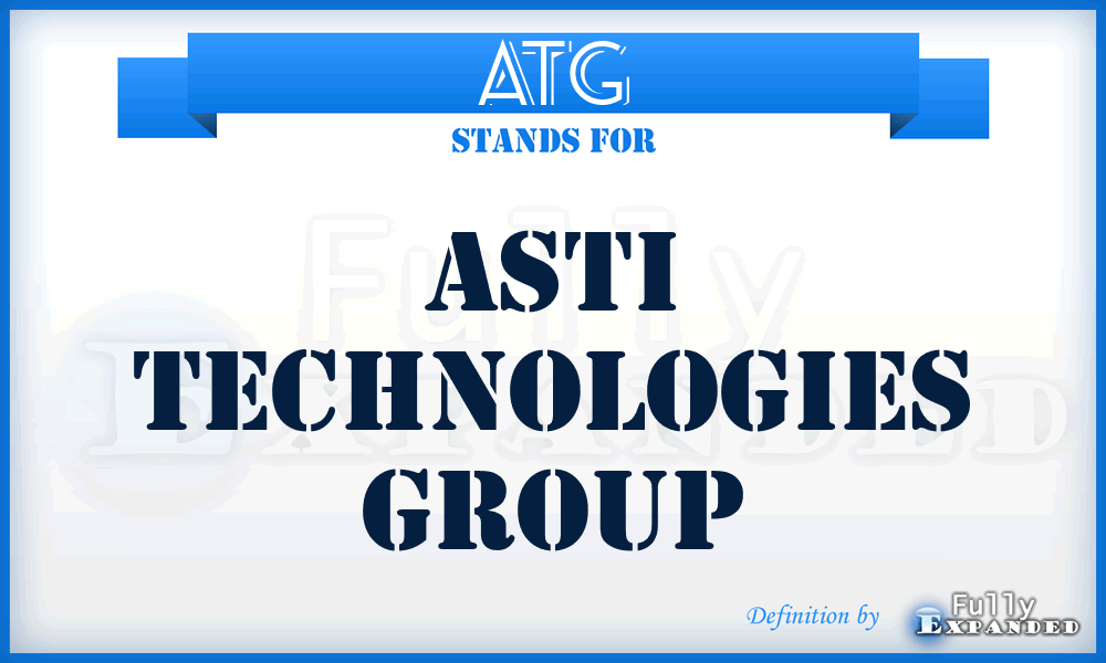 ATG - Asti Technologies Group