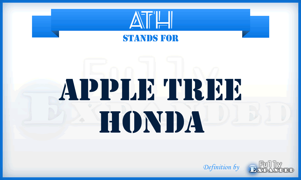 ATH - Apple Tree Honda