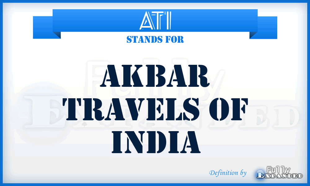 ATI - Akbar Travels of India