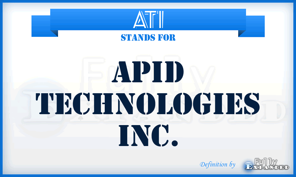ATI - Apid Technologies Inc.
